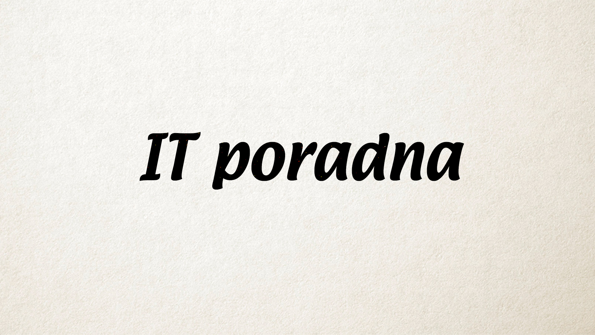 IT poradna