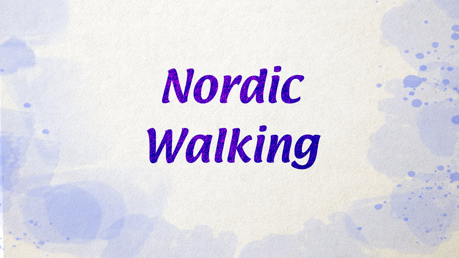 nordic walking